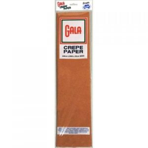 Crepe Paper | Brown Crepe – 2.4M X 50Cm Crepe Paper Brown