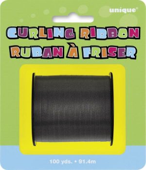 Curling Ribbon | Black Curling Ribbon – 91.4M Curling Ribbon Black