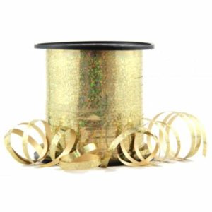 Curling Ribbon | Gold Holographic Curling Ribbon – 225M Curling Ribbon Curling Ribbon