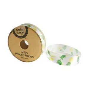 Curling Ribbon | Pineapple Print Ribbon – 20Mm X 3M Curling Ribbon Curling Ribbon