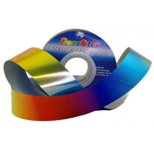 Curling Ribbon | Rainbow Metallic Tear Ribbon – 45M Curling Ribbon Curling Ribbon