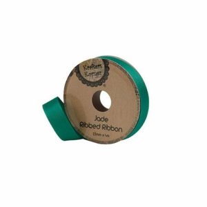 Curling Ribbon | Ribbed Jade Ribbon – 15Mm X 4M Curling Ribbon Curling Ribbon