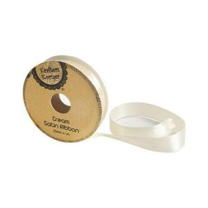 Curling Ribbon | Satin Cream Ribbon 15Mmx4M Curling Ribbon Brown