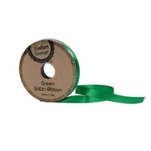 Curling Ribbon | Satin Green Ribbon – 10Mm X 10M Curling Ribbon Curling Ribbon