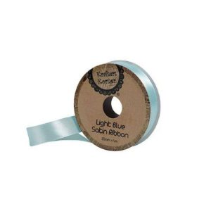 Curling Ribbon | Satin Light Blue Ribbon – 15Mm X 4M Curling Ribbon Blue