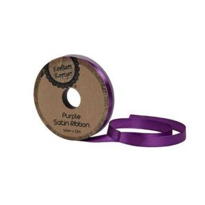 Curling Ribbon | Satin Purple Ribbon – 10Mm X 10M Curling Ribbon Curling Ribbon