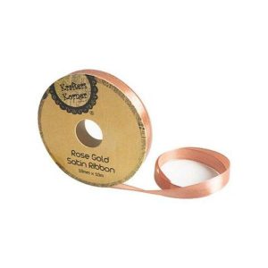 Curling Ribbon | Satin Rose Gold Ribbon – 10Mm X 10M Curling Ribbon Curling Ribbon