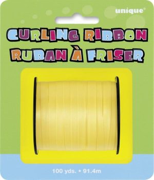 Curling Ribbon | Yellow Curling Ribbon – 91.4M Curling Ribbon Curling Ribbon