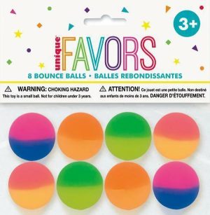 Fidget Toys | 8 Pack Two-Tone Bounce Balls – 3Cm Fidget & Sensory Toys Fidget Toys