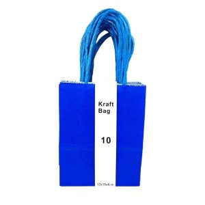 Gift Bags | 10 Pack Royal Blue Kraft Bag – 12Cm X 15Cm X 6Cm Gift Bags Gift Bags