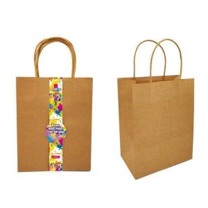 Gift Bags | 3 Pack Craft Diy Gift Bags – 20Cm X 25.5Cm X 12Cm Gift Bags Brown