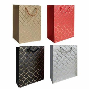 Gift Bags | Concave Design Gift Bag – 31Cm X 40Cmx 12Cm Gift Bags Gift Bags