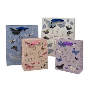 Gift Bags | Extra Large Butterfly Festival Foiled Gift Bag Giftwrapping Gift Bags