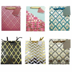 Gift Bags | Foil Medium Gift Bag – 18Cm X 10Cm X 22.7Cm Gift Bags Gift Bags