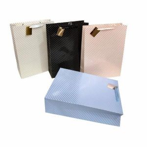 Gift Bags | Foil Stripe Extra Large Gift Bag – 42Cm X 31Cm X 12Cm Gift Bags Gift Bags