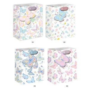 Gift Bags | Gift Bag Butterfly Xl 32X42X11.5Cm 4Asst Gift Bags Gift Bags