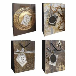 Gift Bags | Glitter Pattern Gift Bag – 31Cm X 40Cm X 12Cm Gift Bags Gift Bags