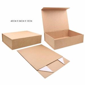 Gift Bags | Large Brown Premium Kraft Series Gift Box – 43Cm X 34 X 12Cm Gift Bags Gift Bags