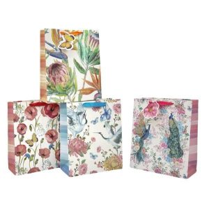 Gift Bags | Large Garden Dreams Glitter Gift Bag – 32Cm Gift Bags Gift Bags