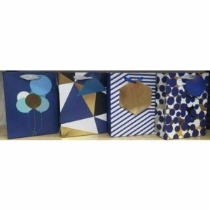 Gift Bags | Mens Blue Extra Large Gift Bag – 39Cm X 30Cm X 12Cm Gift Bags Gift Bags