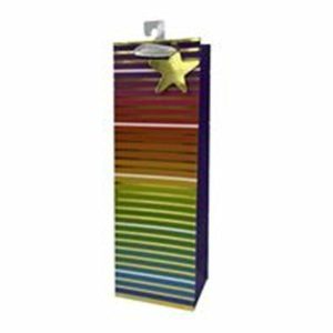 Gift Bags | Rainbow Stripes Wine Gift Bag Gift Bags Gift Bags