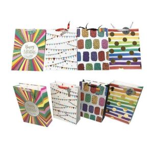 Gift Bags | Retro Birthday Series Premium Gift Bag – 31Cm X 42Cm X 12Cm Gift Bags Assorted