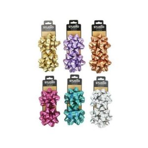 Gift Bows | 2 Pack Metallic Matte Bows – 10Cm Gift Bows Gift Bows