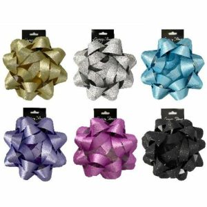 Gift Bows | Giant Sparkle Star Bow – 15Cm Giftwrapping Gift Bows