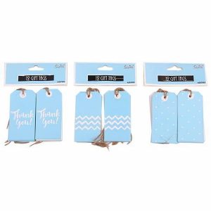 Gift Tags | 12 Pack Blue Gift Tags Gift Tags Blue