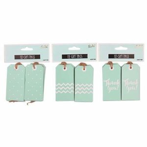 Gift Tags | 12 Pack Mint Gift Tags Gift Tags Gift Tags