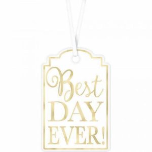 Gift Tags | 25 Pack White Best Day Ever Tags Gift Tags Gift Tags