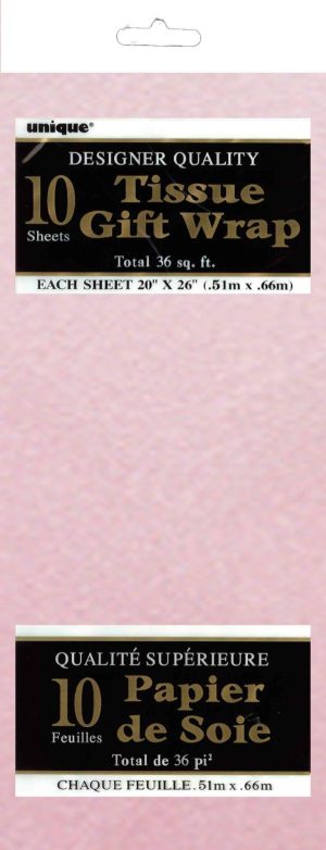 Gift Wrap | 10 Pack Pastel Pink Tissue Sheets – 51Cm X 66Cm Gift Wrap Gift Wrap