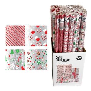 Gift Wrap | Cello Clear Print Wrap – 70Cm X 500Cm Gift Wrap Gift Wrap