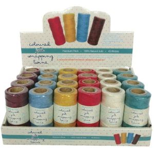 Gift Wrap | Thick Solid Coloured Decorative Jute Twine Wrapping – 45M Gift Wrap Gift Wrap