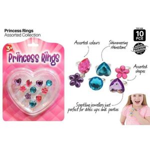 Kids Games & Toys | 10 Piece Princess Rings Games Kids Games & Toys