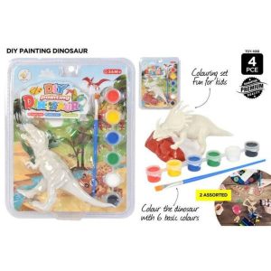 Kids Games & Toys | 3 Piece Dinosaur Diy Paint Set Games Kids Games & Toys