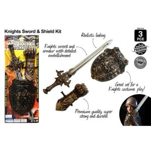 Kids Games & Toys | 3 Piece Knight Playset Games Kids Games & Toys