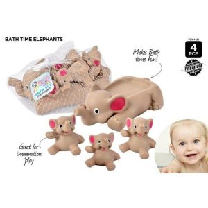 Kids Games & Toys | 4 Pack Bath Elephant Set Games Kids Games & Toys