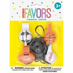 Kids Games & Toys | 4 Pack Sport Ball Whistles Games Kids Games & Toys