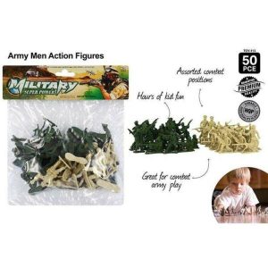 Kids Games & Toys | 50 Pack Mini Army Men Action Figures Games Kids Games & Toys