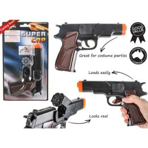 Kids Games & Toys | 8 Shot Burretta Style Cap Gun – 18Cm Games Kids Games & Toys