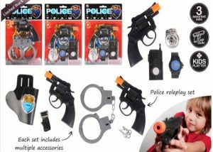 Kids Games & Toys | 8 Shot Cap Gun Police With Accessories Games Kids Games & Toys