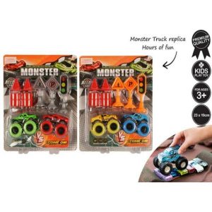 Kids Games & Toys | Die Cast Monster Truck Set – 23Cm X 19Cm Games Assorted