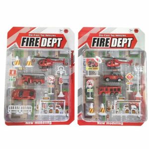 Kids Games & Toys | Fire Department Die Cast Car Set Games Kids Games & Toys