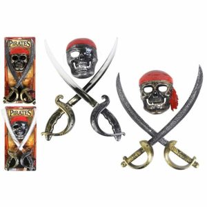 Kids Games & Toys | Pirate Set With 2 Swords & 1 Facemask Games Kids Games & Toys