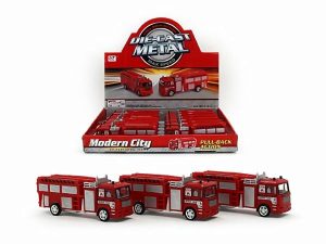 Kids Games & Toys | Pullback Firetruck – 12Cm Games Kids Games & Toys