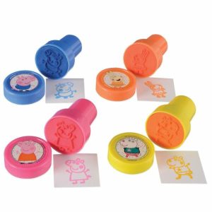 Loot Toys | 4 Pack Peppa Pig Confetti Party Stamper Set – 2.5Cm X 3.8Cm Games Loot Toys