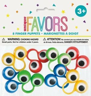 Loot Toys | 8 Pack Googly Eyes Finger Puppets Games Loot Toys