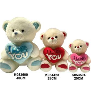 Plush Toys | I Love You Heart Plush Bear – 20Cm Fidget & Sensory Toys Plush Toys