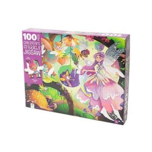 Puzzles | 100 Piece Sparkly Puzzle Fairy Games Multi